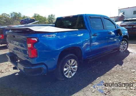 2022 Chevrolet Silverado 1500 4Wd Short Bed Custom from USA, damaged, VIN 1GCPDBEK9NZ575158